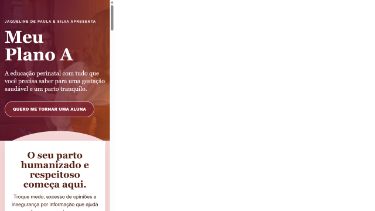 Site EVA de Mulher para Mulheres no celular